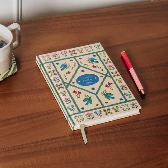 Papier 6" x 8.5" Quilted Daydream Hardcover Guided Wellness Journal